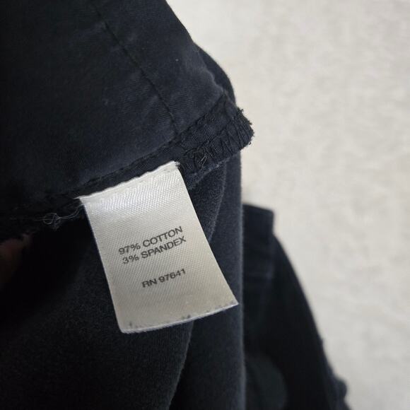 J. Jill Corduroy Pants Straight Leg Womens 14 Petite Black 0725 - Picture 9 of 10